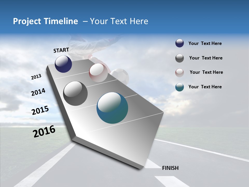 City Player Ball PowerPoint Template