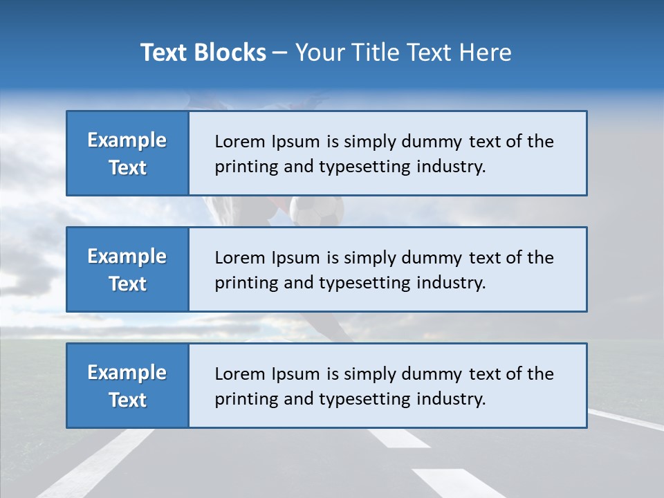 City Player Ball PowerPoint Template
