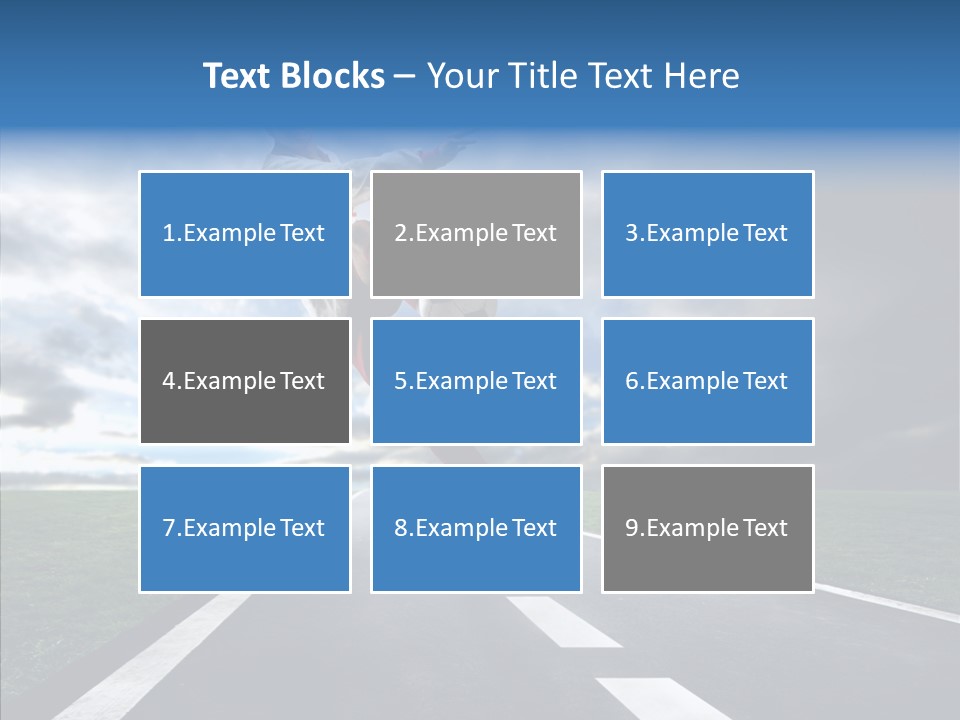 City Player Ball PowerPoint Template