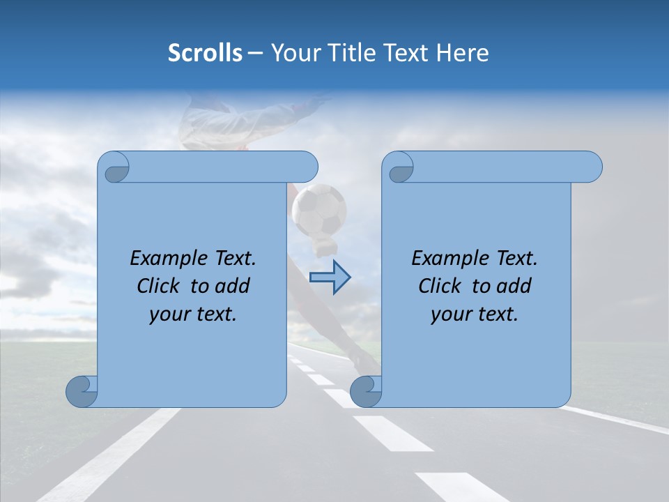 City Player Ball PowerPoint Template