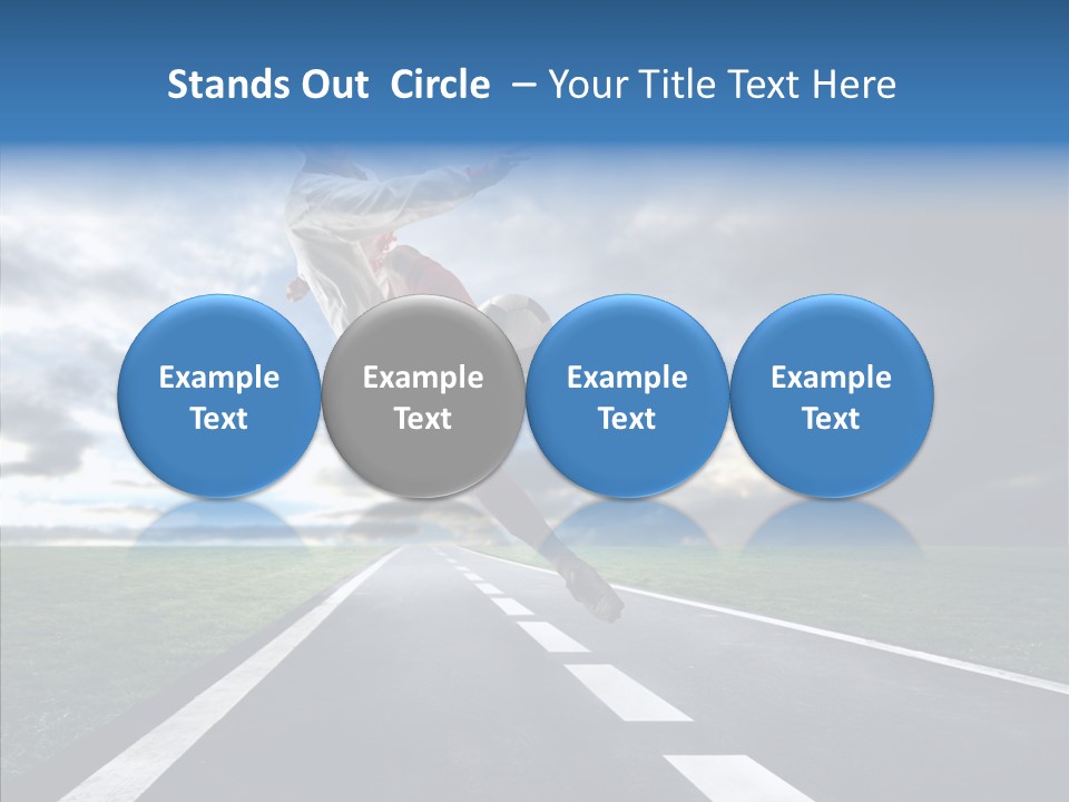 City Player Ball PowerPoint Template