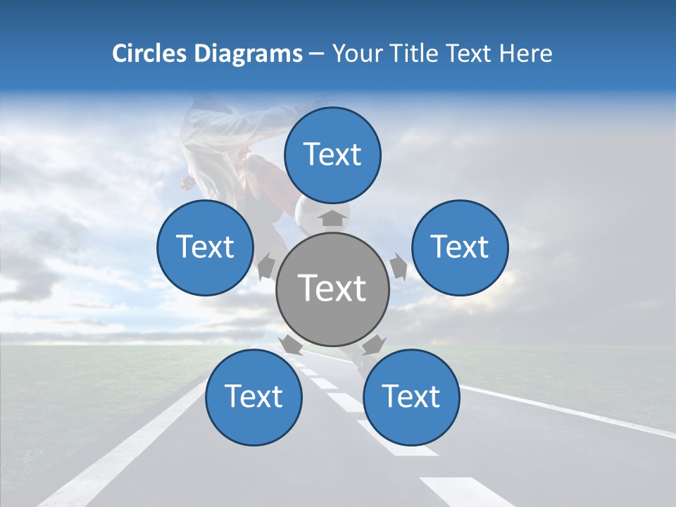 City Player Ball PowerPoint Template