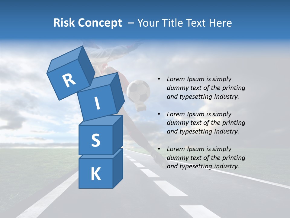 City Player Ball PowerPoint Template