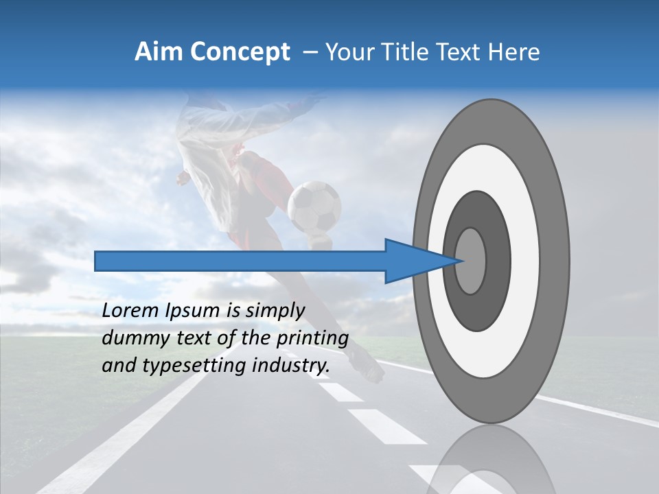 City Player Ball PowerPoint Template