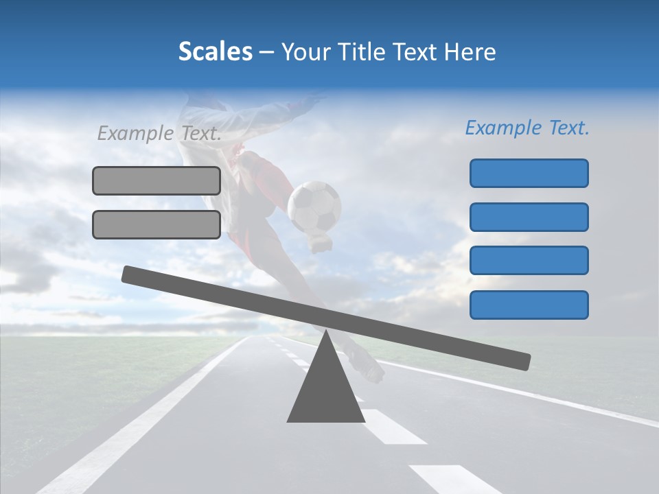 City Player Ball PowerPoint Template