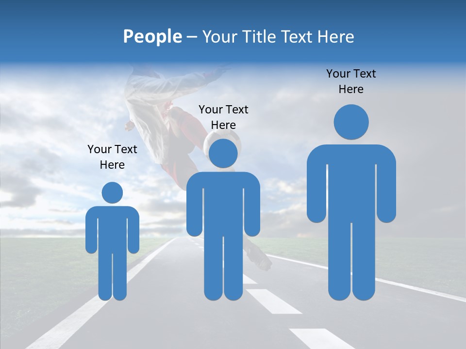 City Player Ball PowerPoint Template