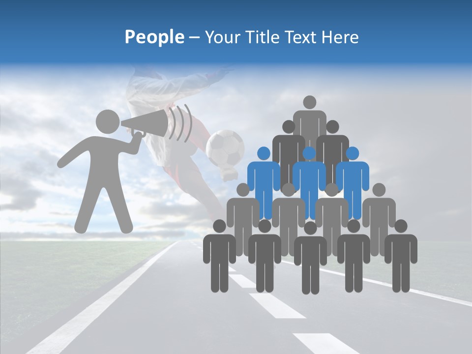 City Player Ball PowerPoint Template