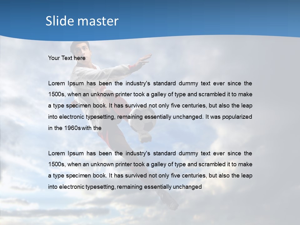 Ball Sunset Beautiful PowerPoint Template