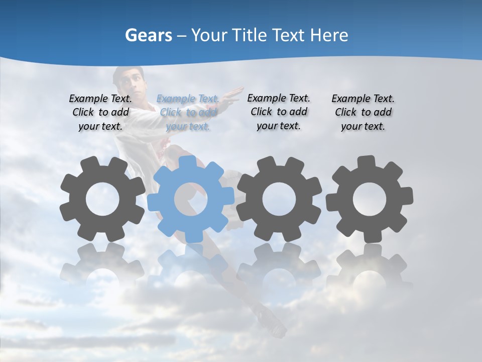 Ball Sunset Beautiful PowerPoint Template