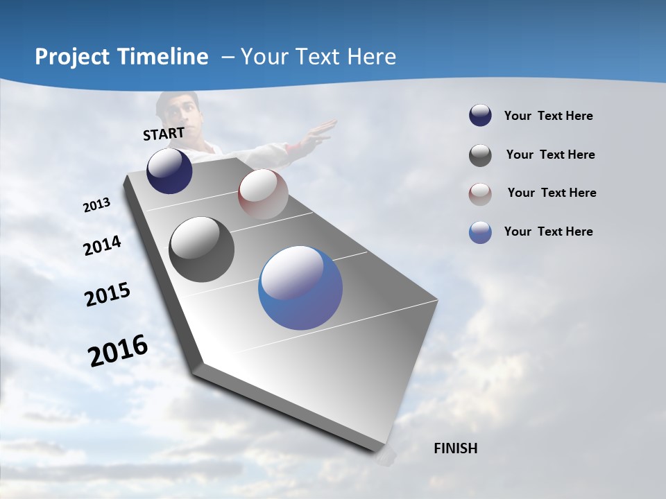 Ball Sunset Beautiful PowerPoint Template