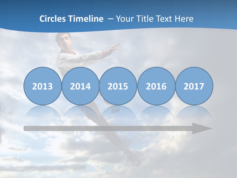 Ball Sunset Beautiful PowerPoint Template