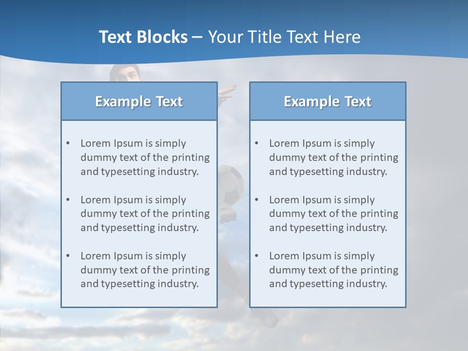 Ball Sunset Beautiful PowerPoint Template