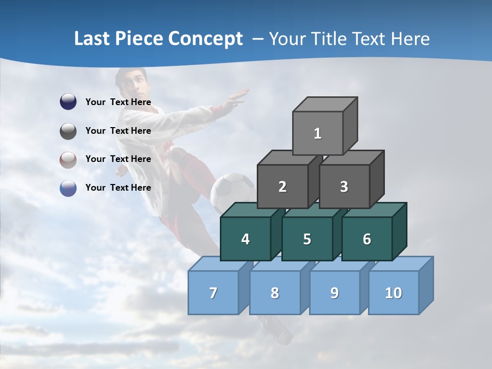 Ball Sunset Beautiful PowerPoint Template