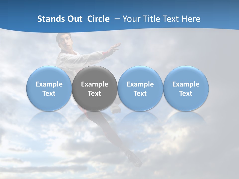 Ball Sunset Beautiful PowerPoint Template