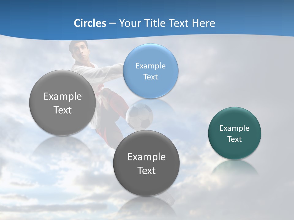 Ball Sunset Beautiful PowerPoint Template