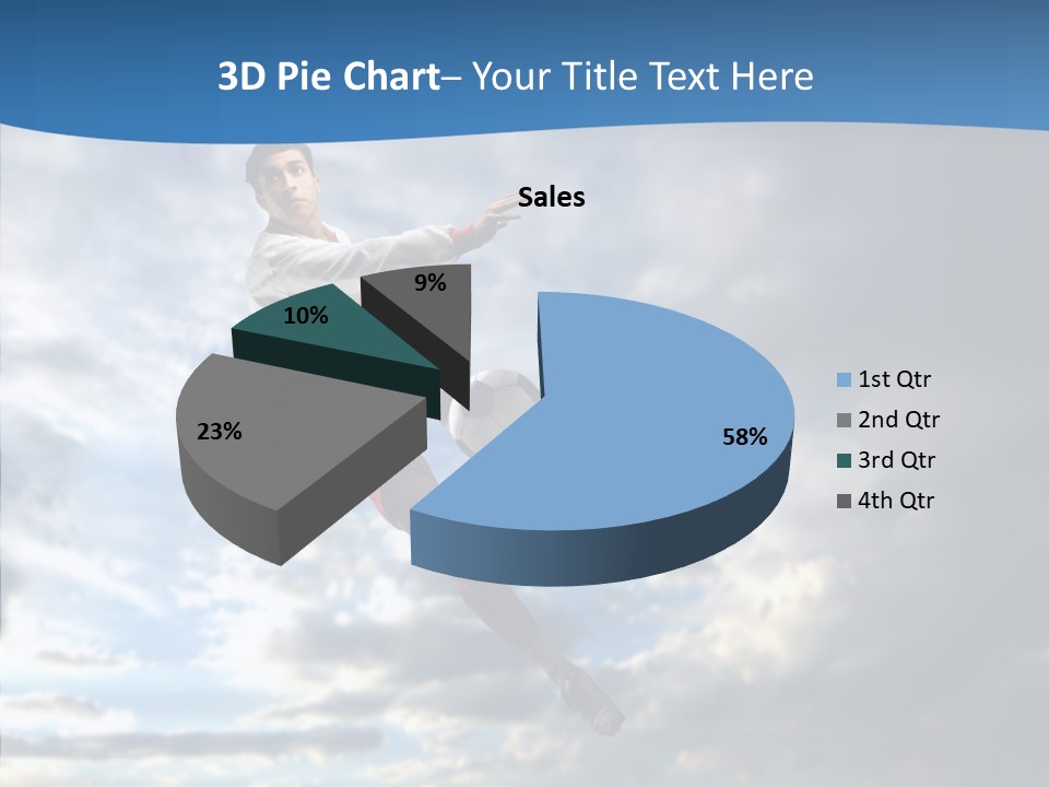 Ball Sunset Beautiful PowerPoint Template