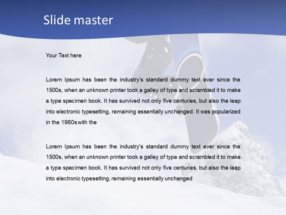 Teens Action Vacation PowerPoint Template