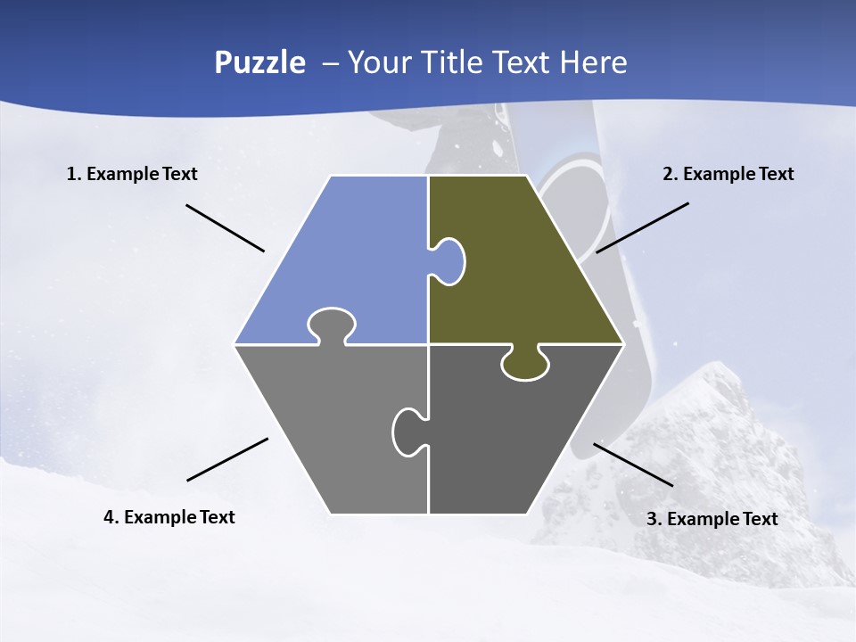 Teens Action Vacation PowerPoint Template