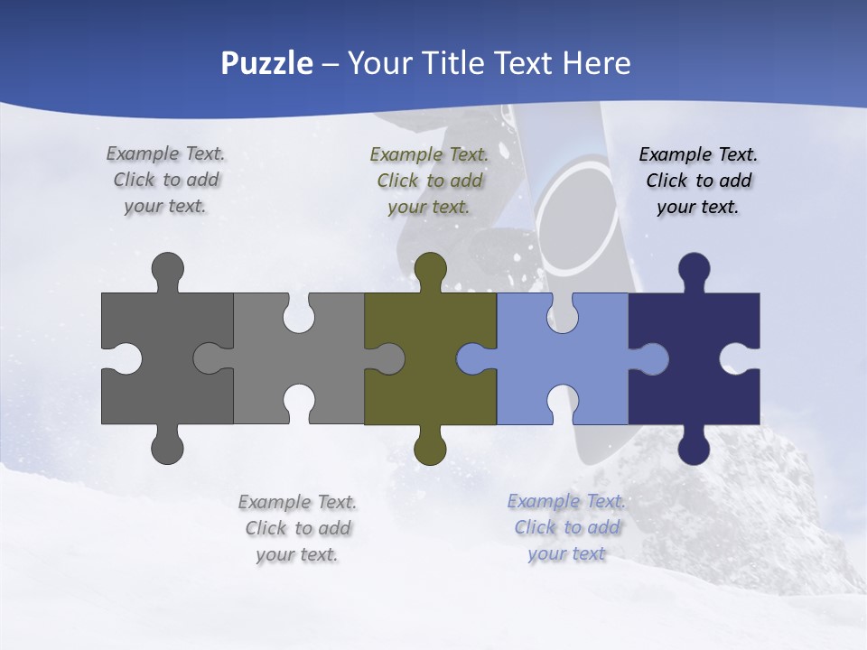 Teens Action Vacation PowerPoint Template