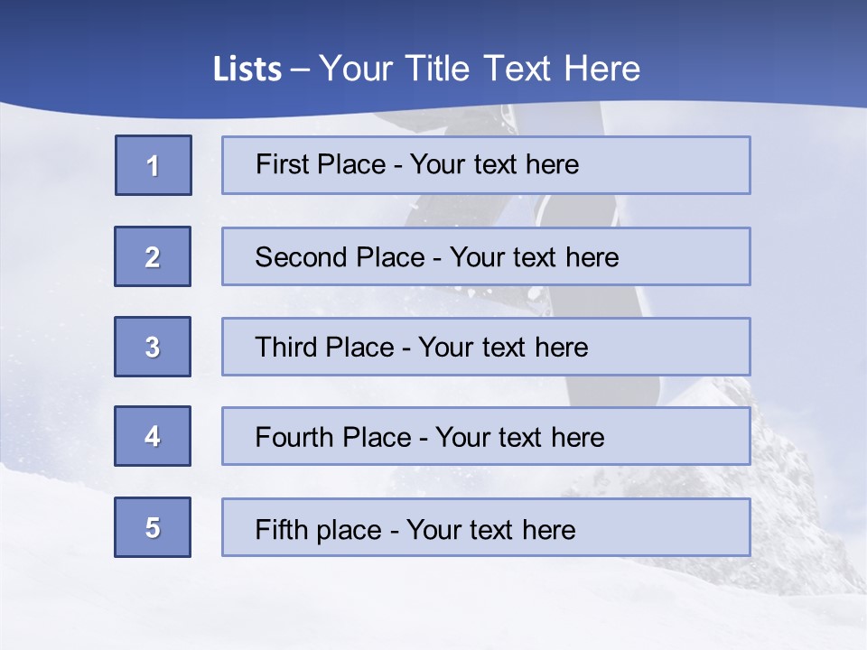 Teens Action Vacation PowerPoint Template