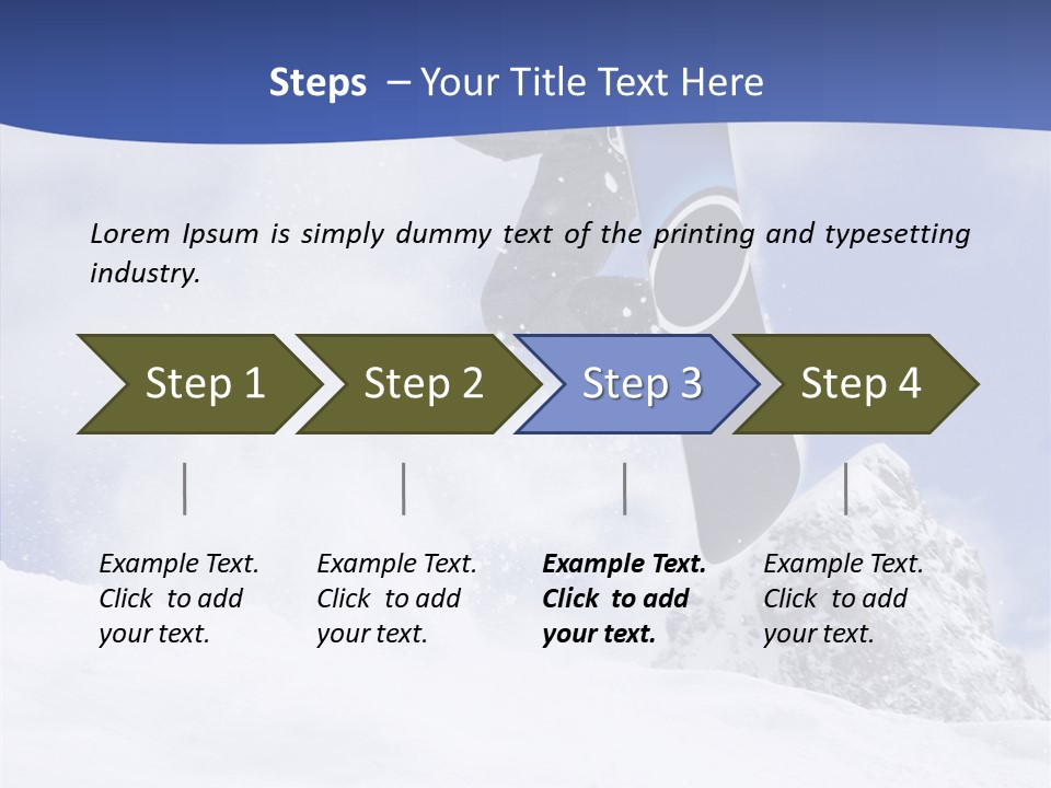 Teens Action Vacation PowerPoint Template