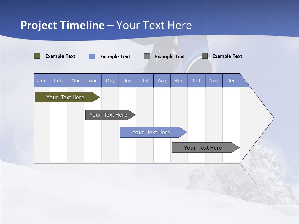 Teens Action Vacation PowerPoint Template