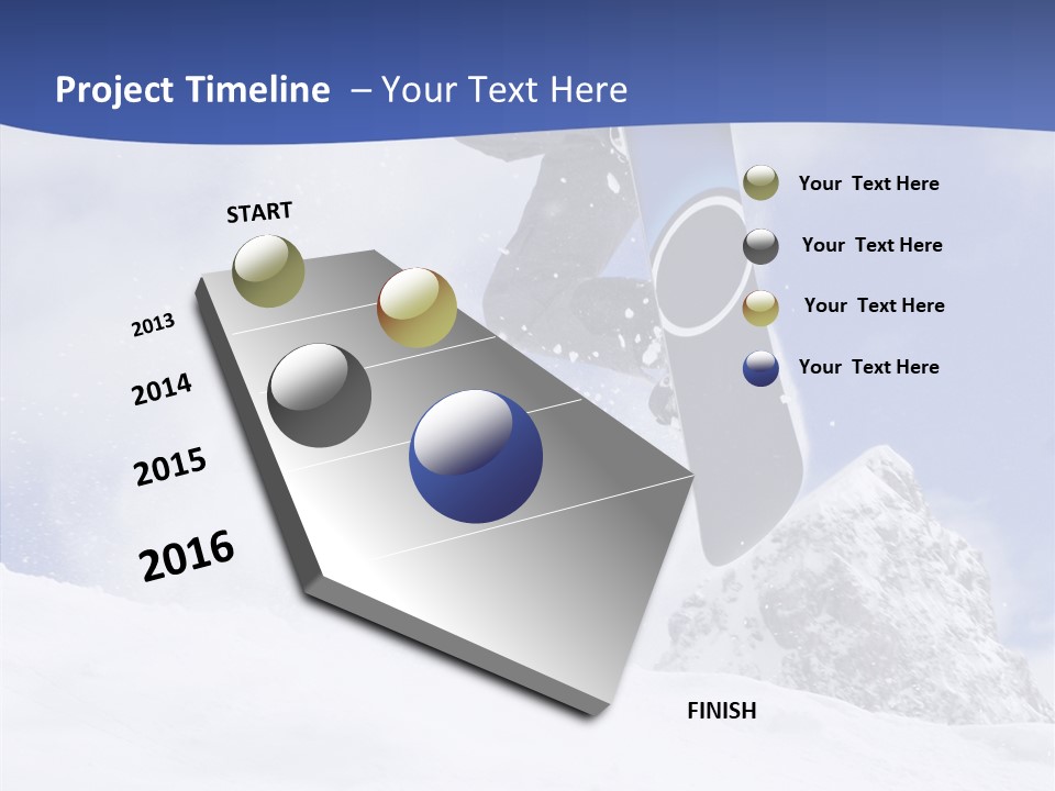 Teens Action Vacation PowerPoint Template