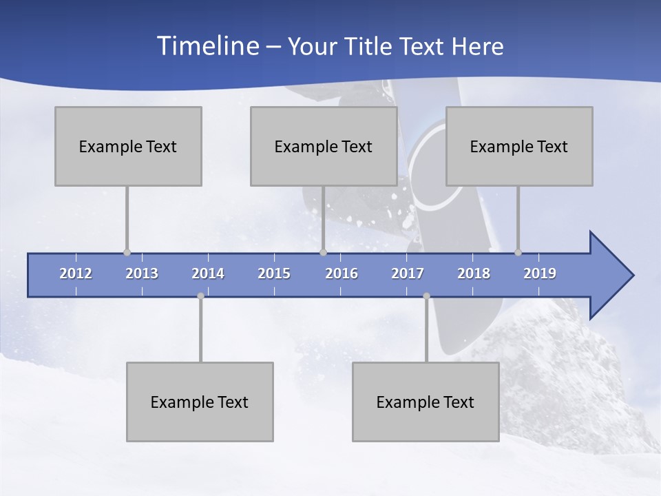 Teens Action Vacation PowerPoint Template