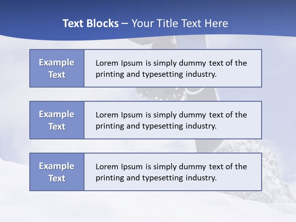Teens Action Vacation PowerPoint Template