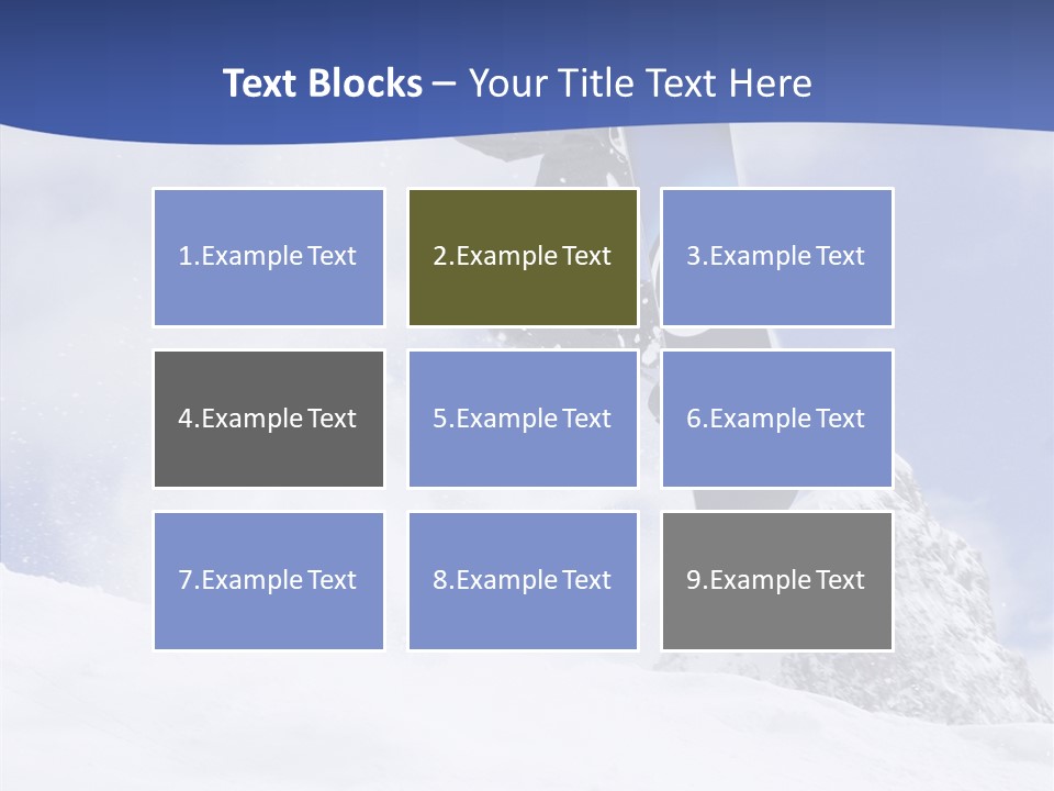 Teens Action Vacation PowerPoint Template