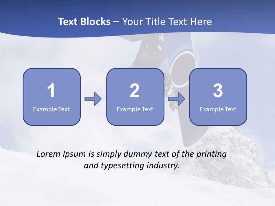 Teens Action Vacation PowerPoint Template