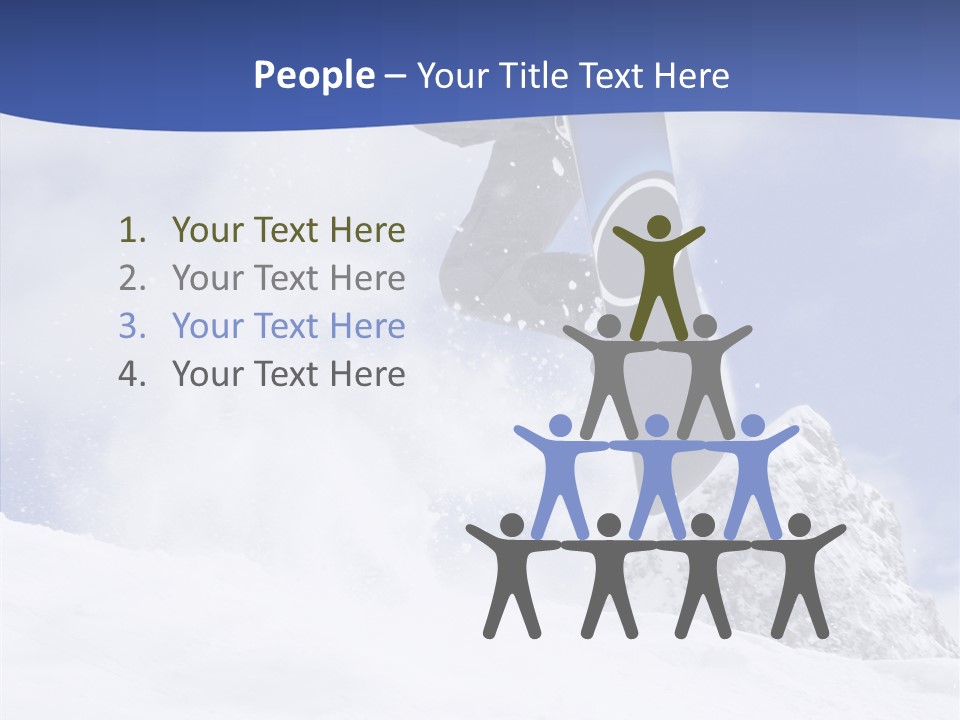 Teens Action Vacation PowerPoint Template