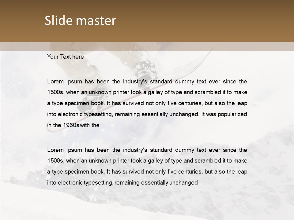 Vacation Fun Speed PowerPoint Template