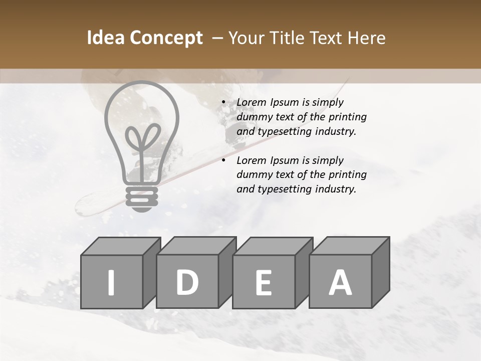 Vacation Fun Speed PowerPoint Template