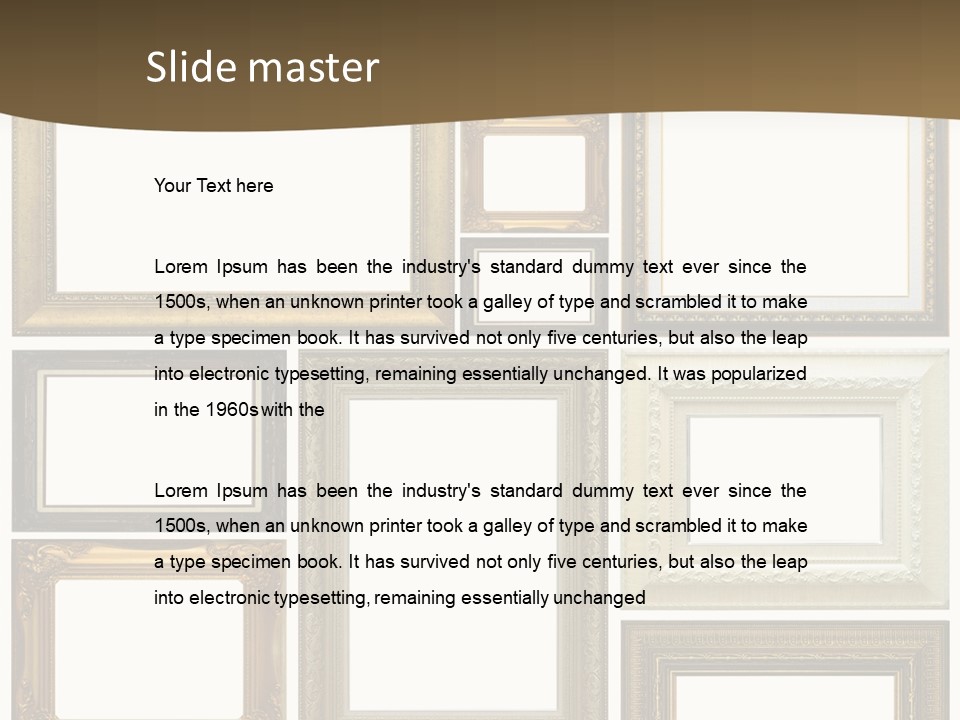 Design Museum Wood PowerPoint Template