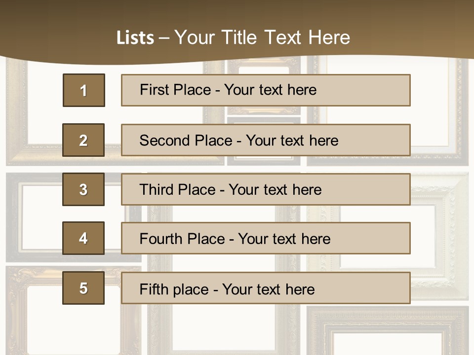 Design Museum Wood PowerPoint Template