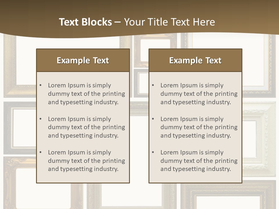 Design Museum Wood PowerPoint Template