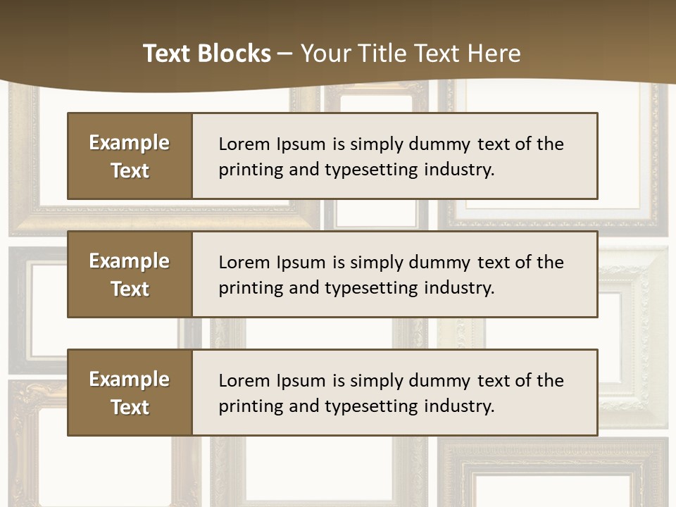 Design Museum Wood PowerPoint Template