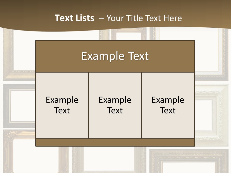 Design Museum Wood PowerPoint Template