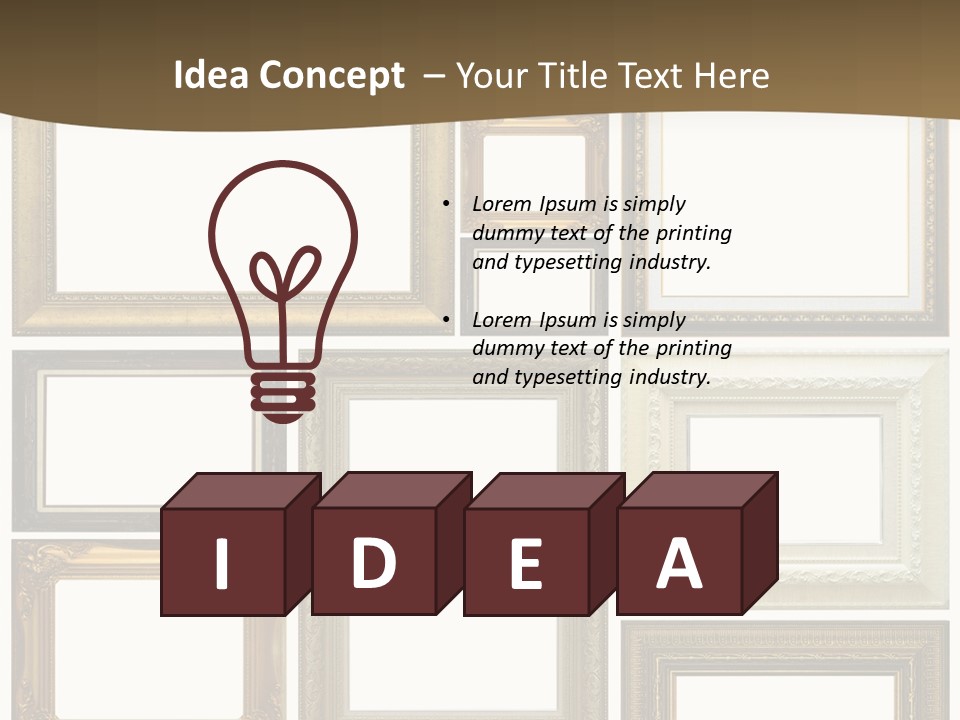 Design Museum Wood PowerPoint Template