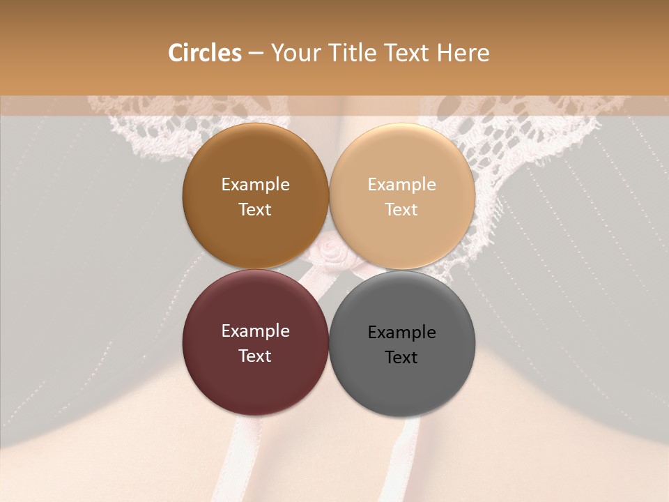 Desire Breasts Female PowerPoint Template