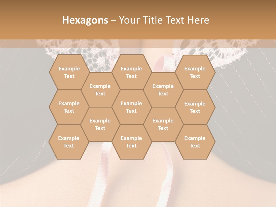 Desire Breasts Female PowerPoint Template