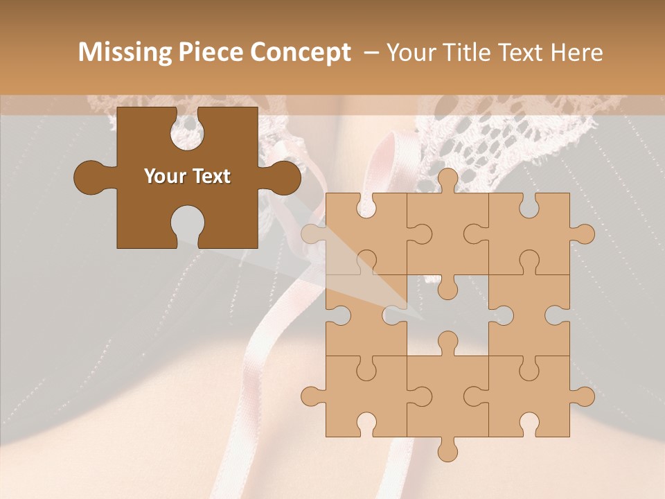 Desire Breasts Female PowerPoint Template