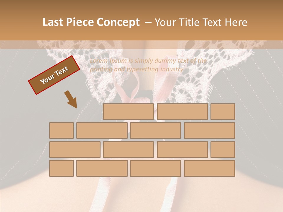 Desire Breasts Female PowerPoint Template