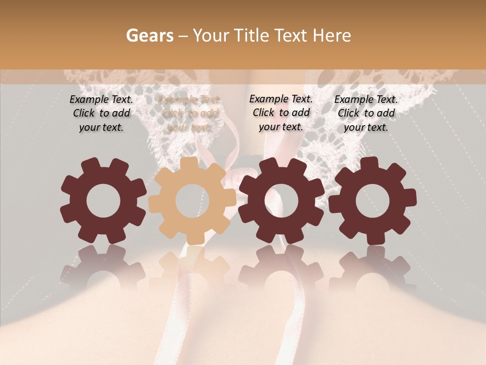 Desire Breasts Female PowerPoint Template