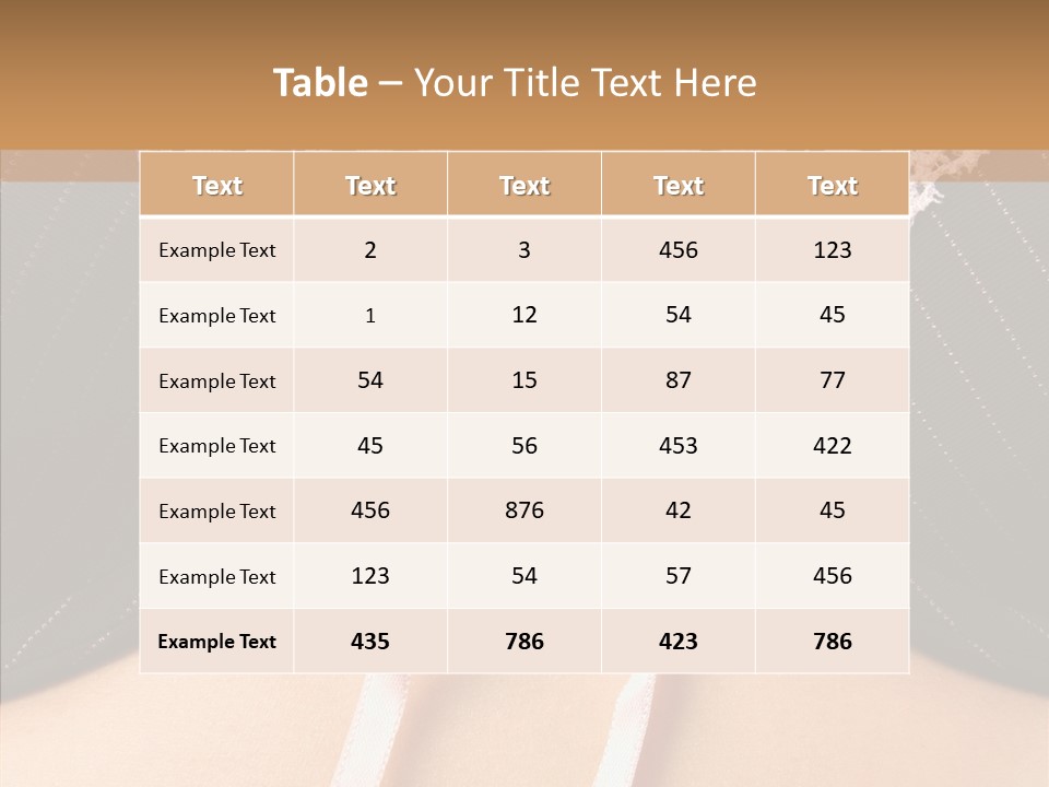 Desire Breasts Female PowerPoint Template