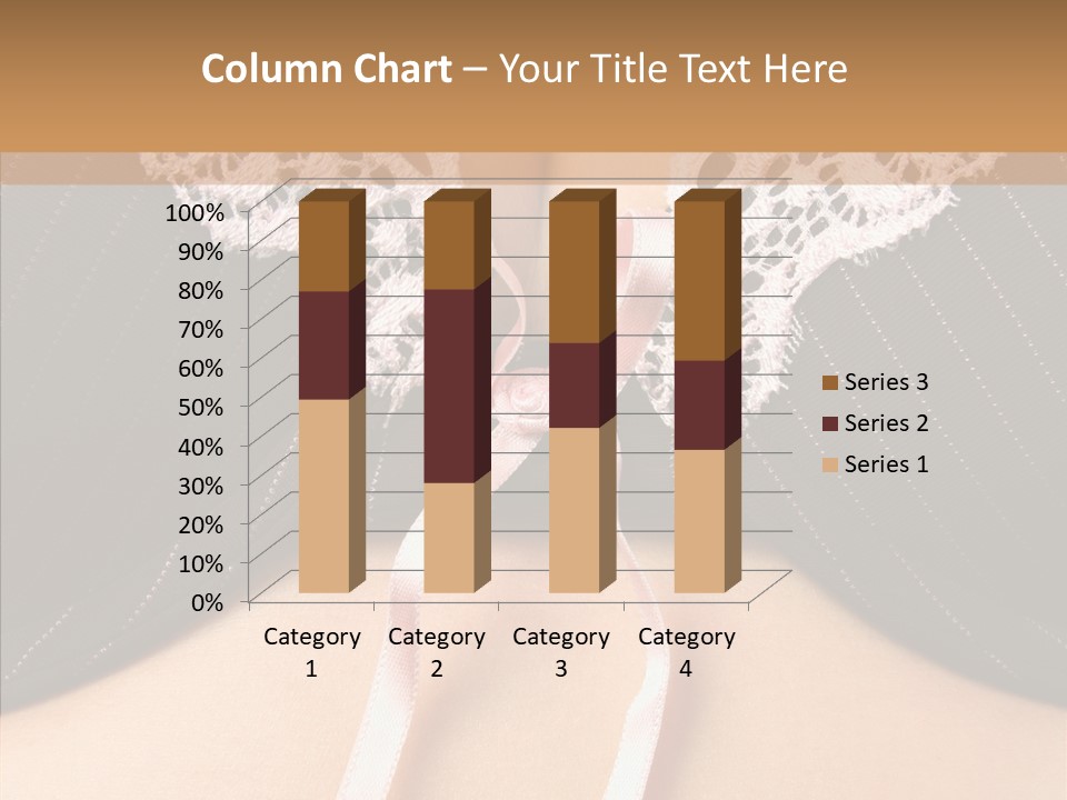 Desire Breasts Female PowerPoint Template