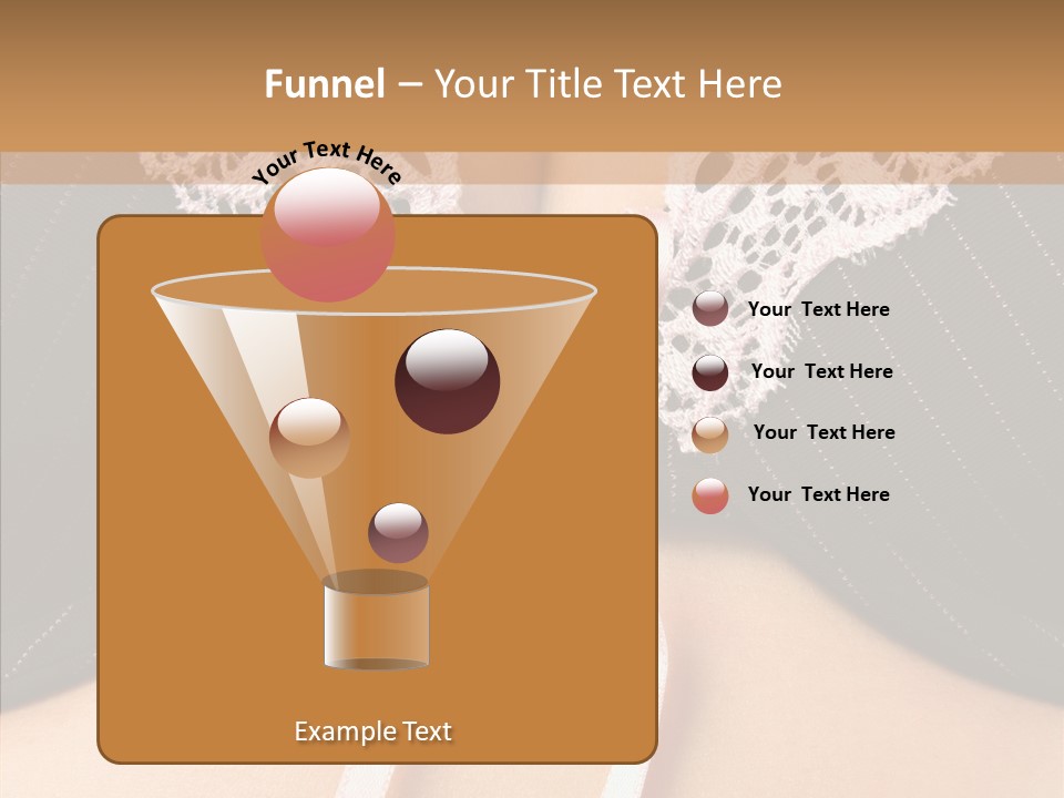 Desire Breasts Female PowerPoint Template