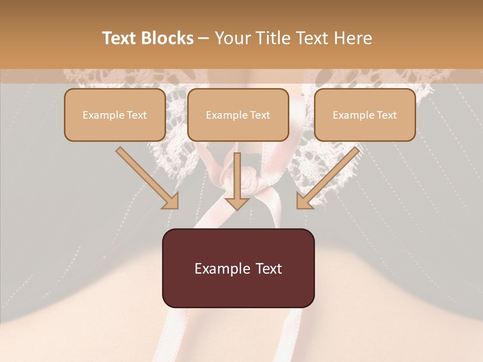Desire Breasts Female PowerPoint Template