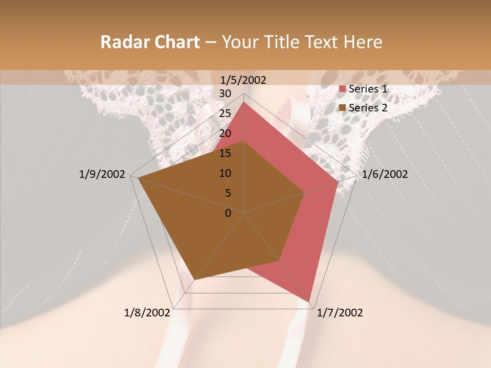 Desire Breasts Female PowerPoint Template